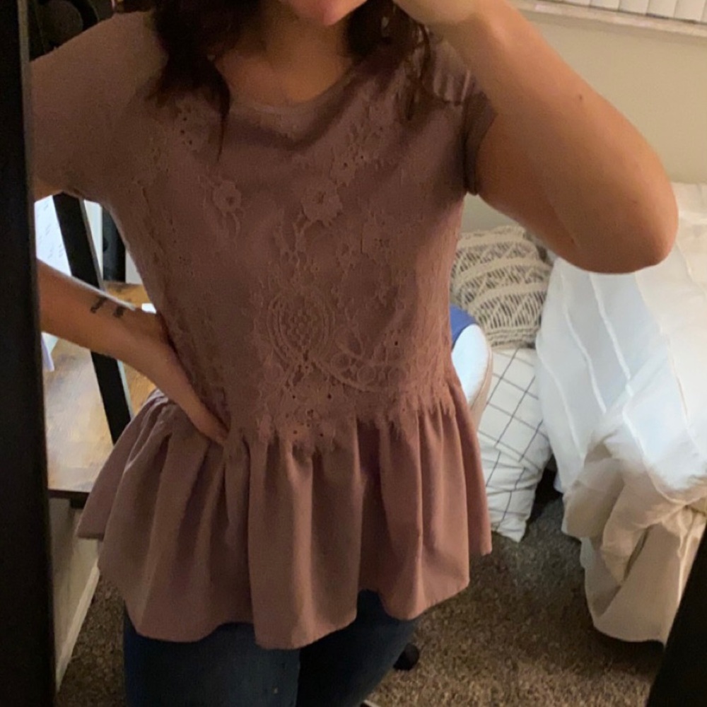 Peplum blouse